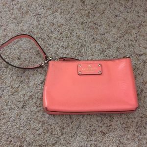 Kate Spade pink wristlet